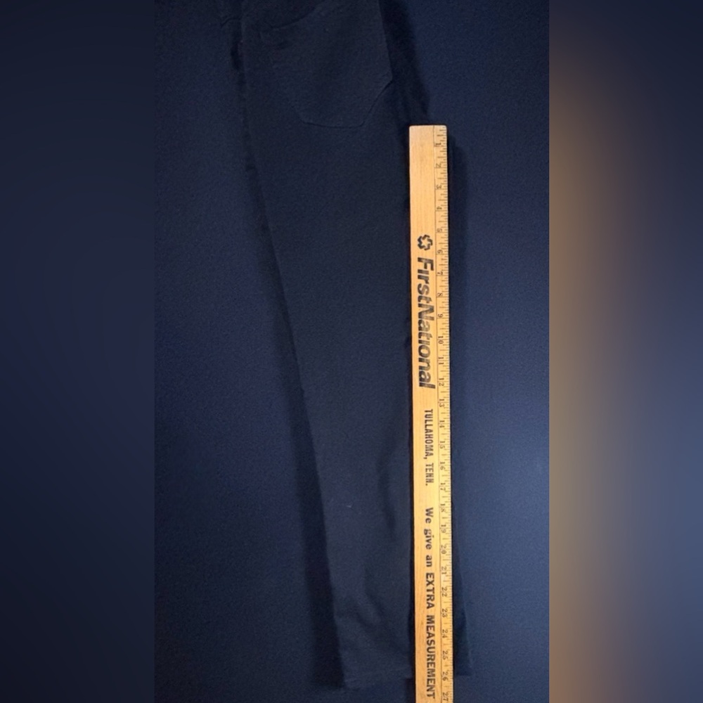 Democracy “Ab”solution Women’s Black Jeans Sz 4 Petite/ Distressed Front - Picture 7 of 9
